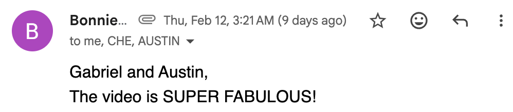 Testimonial from Bonnie Lappin